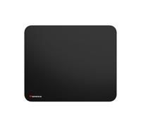 GENESIS Carbon 500 L Tapis de Souris Gaming Noir 400x330x2.5mm, Surface Tissu Monochromatique, Base Antidérapante Caoutchouc, Résistant à l'eau, NPG-0659