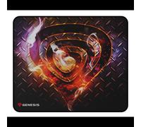 GENESIS Carbon 500 M Steel G2 - Tapis de souris gaming 300x250mm, surface tissu, base caoutchouc antidérapante, multicolore, épaisseur 2.5mm