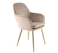 Genesis Fauteuil, Tissu, Taupe, Taille Unique