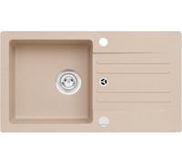 Genesis Foxtrot évier en granit 75x42 cm beige 9603255