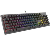 Genesis Gaming Mechanical Keyboard THOR 303/RGB/Outemu Red/Wired USB/SK-SK layout/Noir