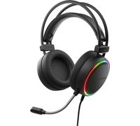 Genesis Headset Neon 613 Casque avec microphone RGB rétroéclairé noir