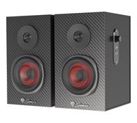 Haut-parleurs Gaming - GENESIS - Helium 200 - 2.0 canaux - 20W - Noir/Rouge