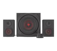 Genesis Helium 610BT - Système de haut-parleur - pour PC - Canal 2.1 - sans fil - Bluetooth - 60 Watt (Totale) - noir, rouge