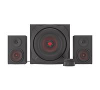 Genesis Helium 610BT - Système de haut-parleur - pour PC - Canal 2.1 - sans fil - Bluetooth - 60 Watt (Totale) - noir, rouge