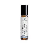 Genesis Huile à bille pour femme - 10 ml - Huile d'igname sauvage bio avec chaste arbre et trèfle rouge, sans parfum, absorption rapide, fabriquée aux États-Unis