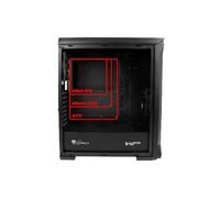 GENESIS IRID 505 MIDI TOWER NOIR (NPC-1517) NATEC