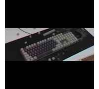 GENESIS LEAD 300 Ensemble de 106 capuchons de clavier mécaniques QWERTY US en ABS gris - Compatible claviers taille réelle - Extracteur inclus - 122g