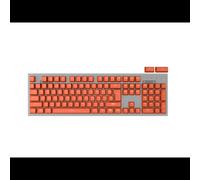 GENESIS LEAD 300 - Set de 106 Capuchons de Clavier Orange en ABS pour Clavier Mécanique QWERTY US - Extracteur Inclus - NAG-2006