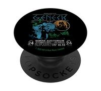 Genesis Live 1975 Auditorium Los Angeles 4 Couleurs PopSockets PopGrip Adhésif