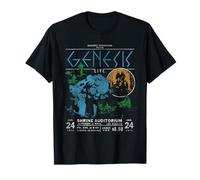 Genesis Live 1975 Auditorium Los Angeles 4 Couleurs T-Shirt
