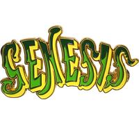 Genesis - Logo classique, aiguille en alliage de zinc RO14326 (Taille unique) (Vert/Jaune)