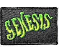 Genesis - Logo - Ecusson à repasser "Classic" RO6371 (Taille unique) (Noir/Vert)