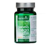 Genesis MegaMix Bio Probiotiques - Complément Alimentaire avec Bifidobacterium et Lactobacillus spp. Soutien Immunitaire, Santé Digestive et Flore Intestinale 30 Gélules 250 mg