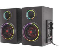 GENESIS Helium 300 BT set d'enceintes 24 W PC/ordinateur portable Noir 2.0 canaux 2-voies Bluetooth