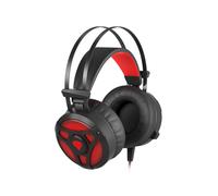 GENESIS Neon 360 Casque Avec fil Arceau Gaming Noir, Rouge