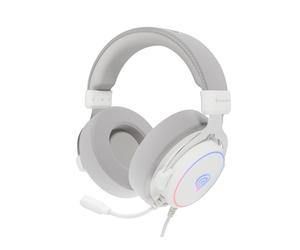GENESIS Neon 764 Casque Avec fil Arceau Gaming USB Type-A Blanc