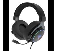 GENESIS Neon 764 Casque Gaming Filaire USB Type-A Noir, Son Surround Virtuel 7.1, HP 50mm, Micro Boom, 20-20000Hz, Câble 2.2m, Rétroéclairage Multicolore