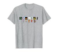 Genesis New Logo T-Shirt, Homme, Gris Chiné, 3XL