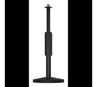GENESIS NGM-2293 Pied de Micro Bureau Noir, Base Arrondie, Hauteur Réglable 20-30cm, Filetage 3/8 5/8", Poids 776g