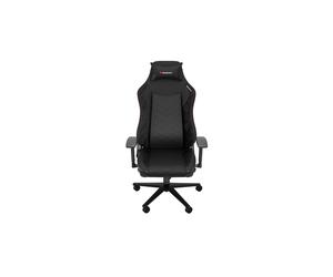 GENESIS Nitro 890 G2 - Siège Gaming Universel Noir, Charge Max. 150kg, Inclinaison 0-160°, Accoudoirs 3D, Hauteur 127-134cm, Tissu/Simili-Cuir