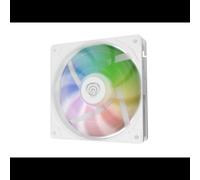 GENESIS Oxal 120 ARGB Blanc - Ventilateur 120mm, 1150-1450 RPM, 22.1dB, 1.7 mmH2O, Roulement Manchon, Connecteur 3-pin, MTTF 50000h
