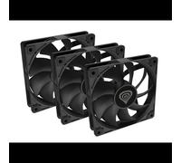 GENESIS Oxal 120 : Kit de 3 Ventilateurs 120mm, 1300 RPM, 22.1 dB, 46.1 CFM, Pression 1.05 mmH2O, Connecteur 3-Pin, Boîtier PC Noir