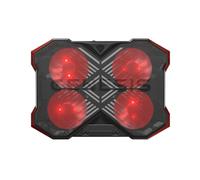 GENESIS Oxid 260 système de refroidissement pour ordinateurs portables 43,9 cm (17.3 ) 1010 tr/min Noir, Rouge