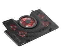 Genesis Support de refroidissement Oxid 550 pour PC portable 17,3" 2800 tr/min Noir