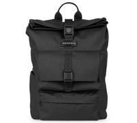 Genesis Pallad Sac à dos pour ordinateur portable de 14,1 à 17,3", compartiment pour ordinateur portable, université, école, travail, étude, sac étanche et fermeture éclair, Noir, 28,5 x 14,5 x 42 cm