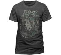 Genesis Phil Collins Peter Gabriel Prog Rock Tee T Shirt Mens Unisex Manches Courtes(X-Large)