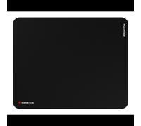 GENESIS Polon 200 XL - Tapis de Souris Gaming Noir 500x400x3mm, Surface Tissu Monochromatique, Base Caoutchouc Antidérapante, Rebords Cousus NPG-1932
