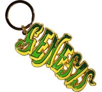 Genesis - Porte-clés, Logo classique RO14315 (Taille unique) (Vert/Jaune)