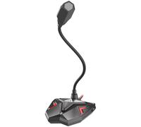 Genesis Radium 100 Microphone de Gaming USB avec rotule Noir Rouge