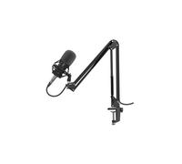 GENESIS Radium 300 XLR Microphone Studio Condensateur Cardioïde -38dB 30-16000Hz 1500 Ohm Sortie XLR Noir Métal Câble 2.5m