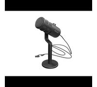 GENESIS Radium 350D Microphone PC Noir -48dB 16-14000Hz USB Type-A/C 24bit/192kHz Cardioïde avec support et câble USB 2.5m