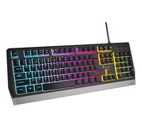 Natec Clavier Genesis RHOD 300 RGB NKG-1528 – Filaire QWERTY USB – Noir