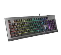 GENESIS Rhod 500 RGB clavier Gaming USB QWERTY Portuguais Noir, Argent
