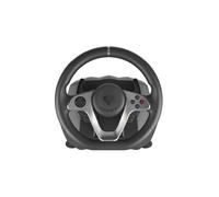 GENESIS Seaborg 400 Volant & Pédales USB Noir/Argent, Rotation 900°, 15 Boutons, PC/PS4/PS3/Xbox, Compatible Windows, Longueur Câble 2m