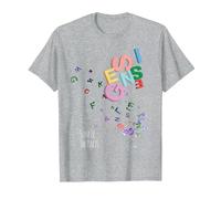 Genesis Somme des pièces T-Shirt, Homme, Gris Chiné, L
