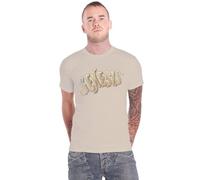 Genesis - T-Shirt # XL Unisex Neutral # Vintage Logo-Golden [Import]