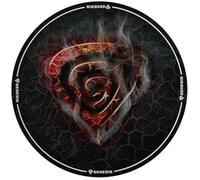 Genesis TELLUR 400 Tapis de Protection de Sol Rond Lava (1,0 m)