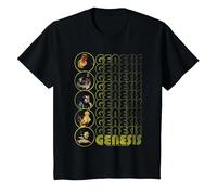 Genesis The Carpet Crawlers T-Shirt, Enfant, Noir, 4 Ans