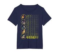 Genesis The Carpet Crawlers T-Shirt, Femme Grandes Tailles, Bleu Marine, 5X