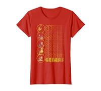 Genesis The Carpet Crawlers T-Shirt, Femme, Rouge, XXL