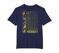 Genesis The Carpet Crawlers T-Shirt, Homme Grandes Tailles, Bleu Marine, 4X Tall
