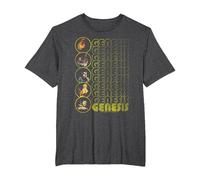 Genesis The Carpet Crawlers T-Shirt, Homme Grandes Tailles, Chiné Foncé, 6X Tall