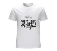 Genesis The Lamb Lies Down on Broadway Mens T-Shirt Men Rock Band Tee White XL