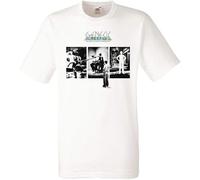 Genesis The Lamb Lies Down on Broadway White Mens Tshirt Men Rock Band Tee Manches Courtes(XX-Large)