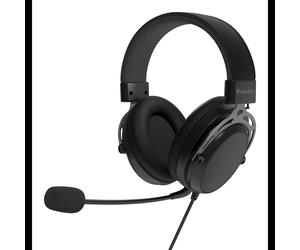 GENESIS Toron 301 Casque Gaming Filaire Noir Arceau Circum-Aural 20-20000Hz, Impédance 32 Ohm, Microphone Boom, Connecteurs 3.5mm, Câble Amovible 1m, 230g
